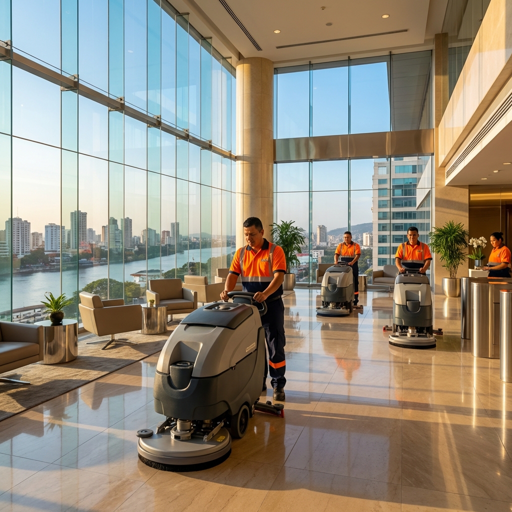 Limpieza profesional de oficinas y edificios en Guayaquil